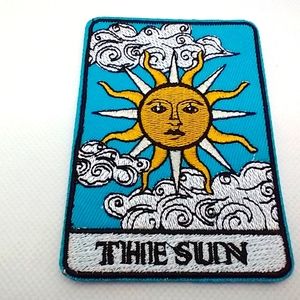 🧁 3/$30 The Sun Tarot-inspired Embroidered Patch NEW